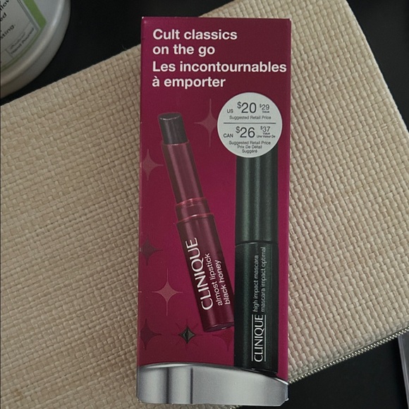 Clinique Lipstick and Mascara Duo - Berry and Black - Picture 1 of 3